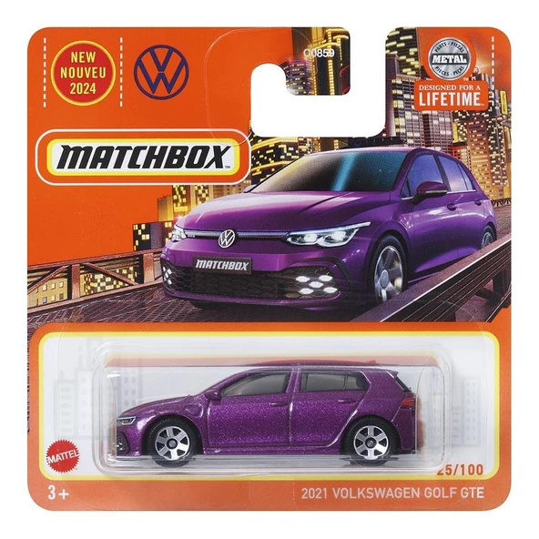 C0859 Matchbox 1:64 Tekli Arabalar 2021 VOLKSWAGEN GOLF GTE HVN25