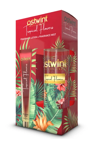 Ostwint Fragrance Mist Tropical Flower 200 ml + 50 ml Body Lotion Set