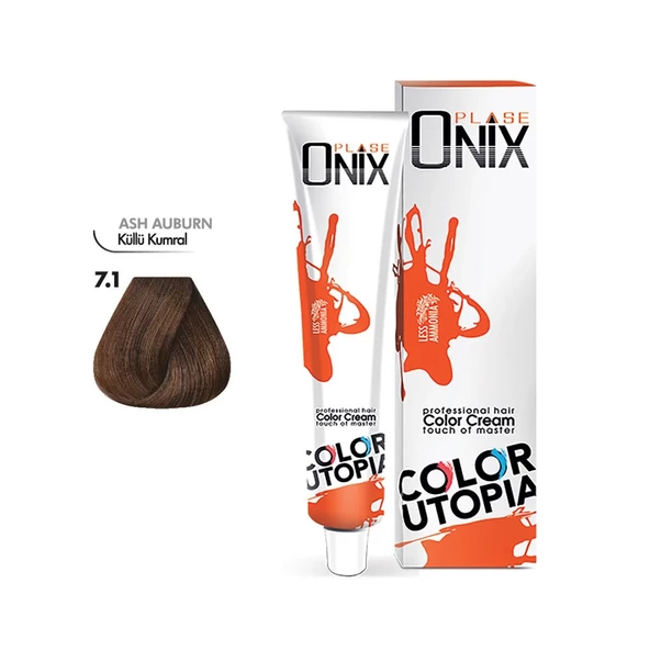 MORFOSE ONIX SAÇ BOYASI 7.1- KÜLLÜ KUMRAL 60 ML