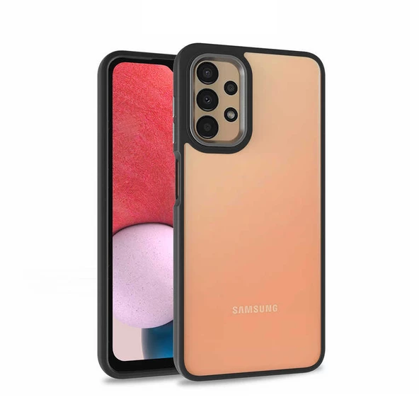 Samsung Galaxy A53 5G Kılıf Kamera Çıkıntılı Arkası Şeffaf Köşeleri Parlak Renkli Işlemeli Flora Kapak - Resim 8