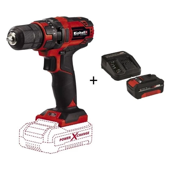 Einhell Tc-Cd 18/35 Li 1x4 Ah Starter Kit 18 V Akülü Vidalama Matkap