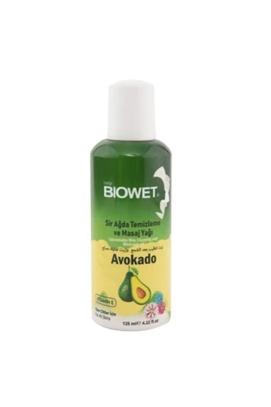 Biowet Sir Ağda Temizleme Ve Masaj Yağı Avokado 150 ml