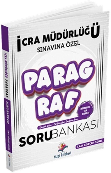 İcra Müdürlüğü ve Müdür Yardımcılığı Sınavına Özel Paragraf Soru Bankası Dizgi Kitap