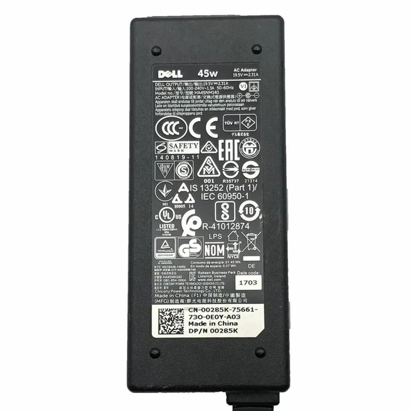 Dell inspiron 5767 Adaptör Dell Laptop Şarj Cihazı - 2