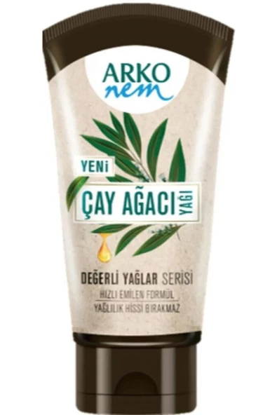 Arko Nem Çay Ağacı Yağı Özlü Tüp Krem 60 Ml