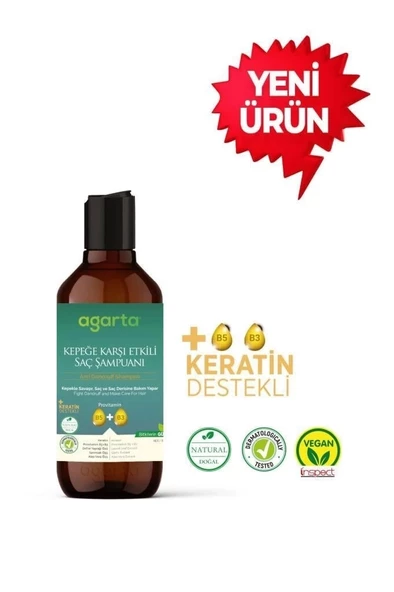Agarta Doğal Kepeğe Karşı Şampuan 400 ml - 3