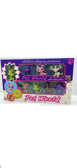 Miniş Oyuncak Karakterleri Littlest Pets Shop 8'li Miniş Ailesi - 2