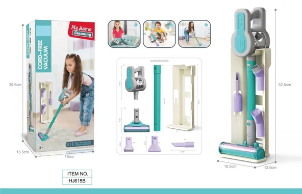 Dyson Model Oyuncak Süpürge Dikey Süpürge Seti 50 cm - 3