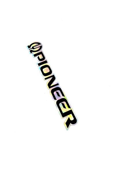 PIONEER Hologramli Sticker - Oto PIONEER Sticker -Boyut 15x2,5 cm