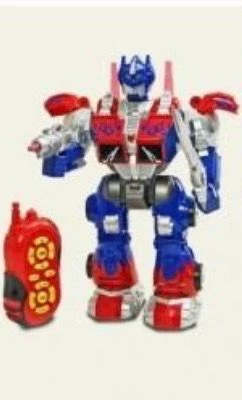 UZAKTAN KUMANDALI SESLİ IŞIKLI SÜNGER ATARLI OYUNCAK DEV ROBOT KIRMIZI RENK - Resim 2