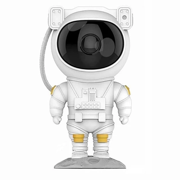 Uzaktan Kumandalı Ve Zamanlayıcılı Farklı Renk Işık Modlu Astronot Projektör Gece Lambası - 2