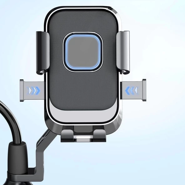 Motor,motosiklet,bisiklet ,scooter İçin 360 Derece Dönebilen Dikiz Aynası Versiyonu Telefon Tutucu Aparat - 3