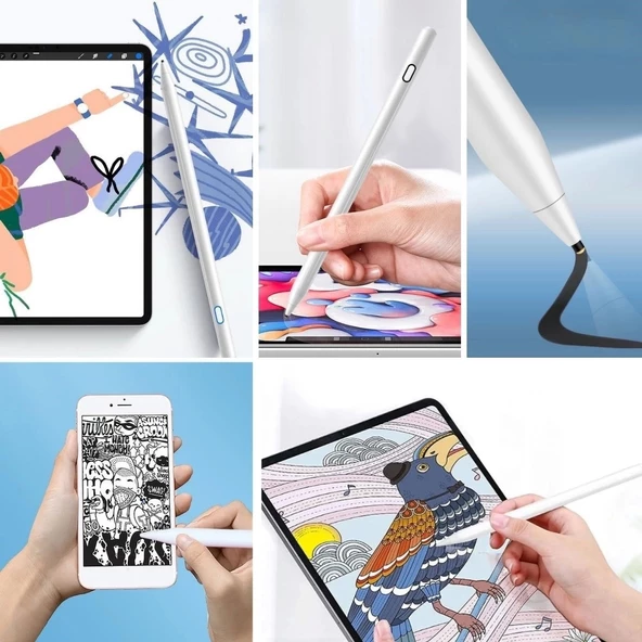 Evrensel Tablet Ve Dokunmatik Telefonlarla Uyumlu Hassas Çizim Ve Tasarım Kalemi - 2