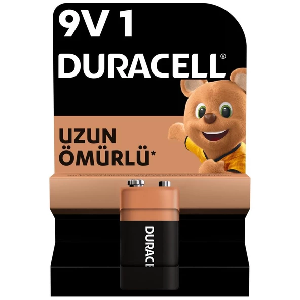 Duracell Alkalin 9V Piller, Tekli paket