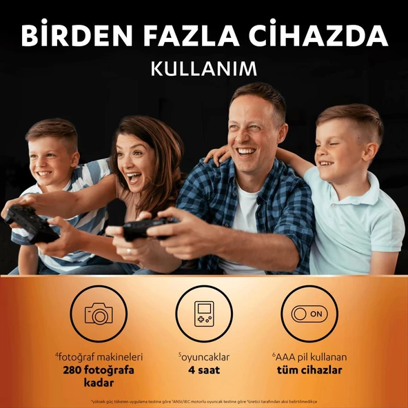 Duracell Şarj Edilebilir AA 1300mAh Piller, 4 Lü Paket - 6