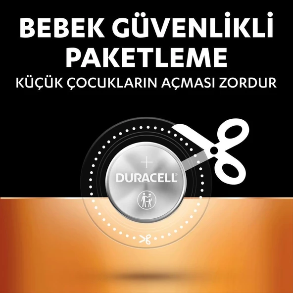 Duracell Özel 2025 Lityum Düğme Pil 3V, 2 Li Paket (CR2025) - Resim 5