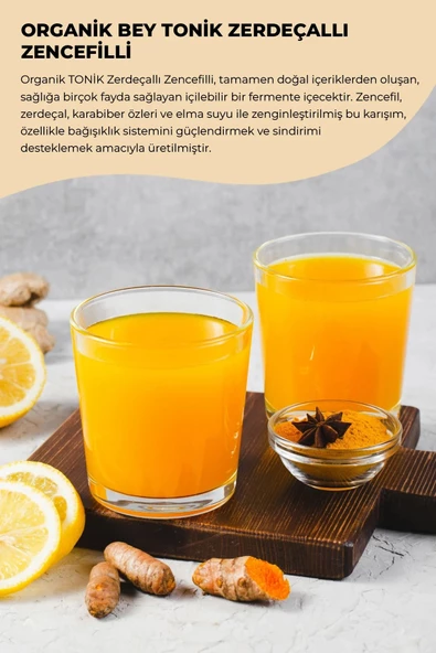 payitaht hurma ORGANİK BEY TONİK ZERDEÇALLI ZENCEFİLLİ 185 GR - 2