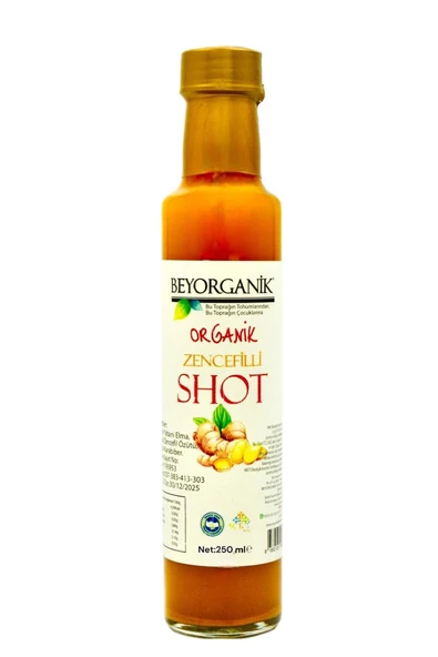 payitaht hurma ORGANİK ZENCEFİLLİ SHOT 250ML