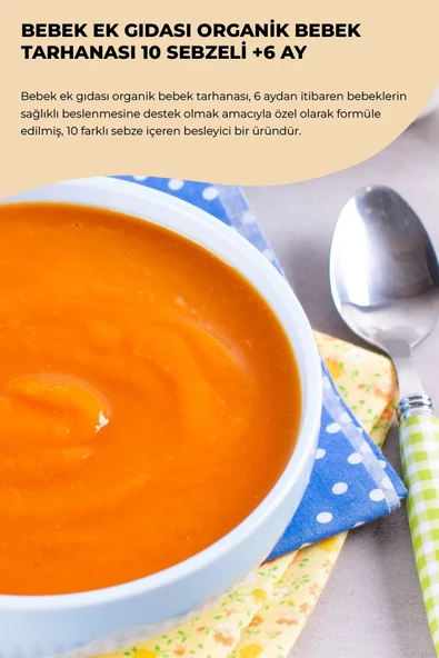 payitaht hurma BEBEK EK GIDASI BEBEK TARHANASI 10 SEBZELİ 350GR +6 AY - 2