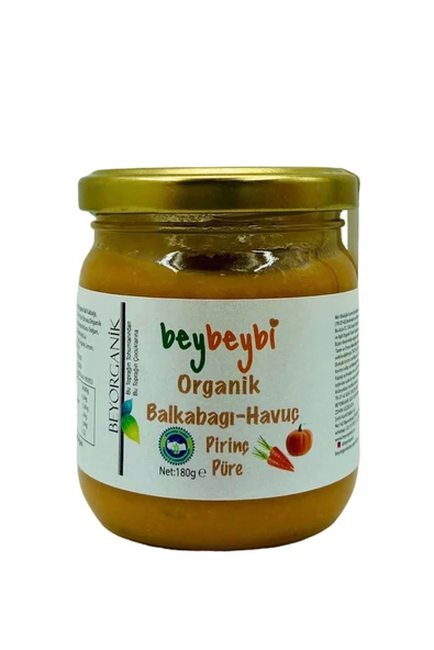 payitaht hurma ORGANİK HAVUÇ SAKIZ KABAK PİRİNÇ PÜRE 180GR