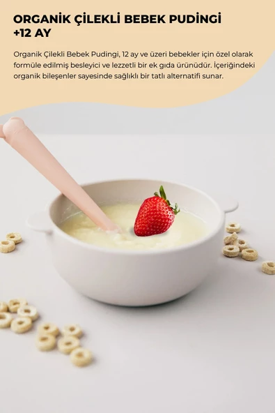 payitaht hurma ÇİLEKLİ BEBEK PUDİNGİ 200GR +12 AY - 2