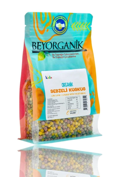 payitaht hurma ORGANİK SEBZELİ KUSKUS 285GR +8 AY