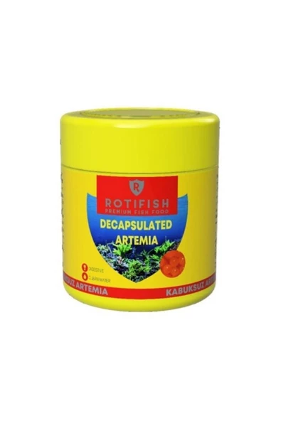 Baylanpet Rotifish Decapsuled Kabuksuz Artemia Yavru Yemi 15 Gr Rotifish Decapsuled Artemia