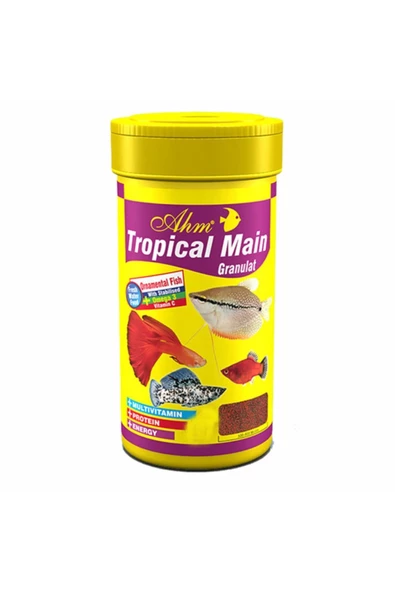 Ahm Tropical Main Food 100 ml Tropikal Balık Yemi