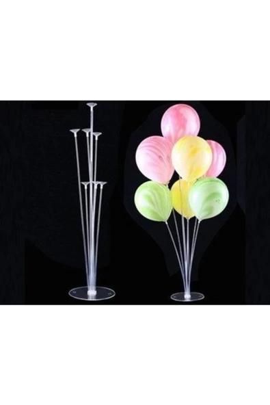 TROPİKAL 7'li Ayaklı Balon Standı (75 Cm) 1 Adet