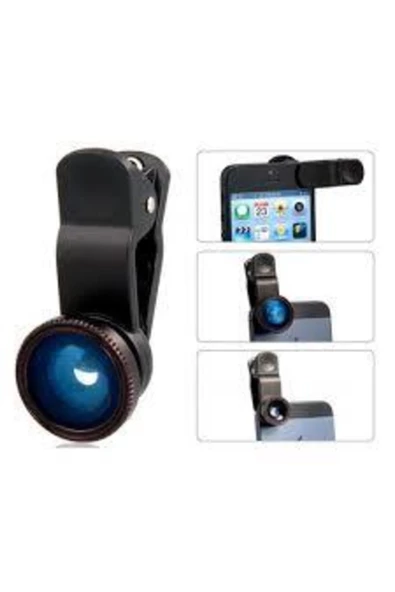 TROPİKAL Klipsli Telefon Lens Seti - 2
