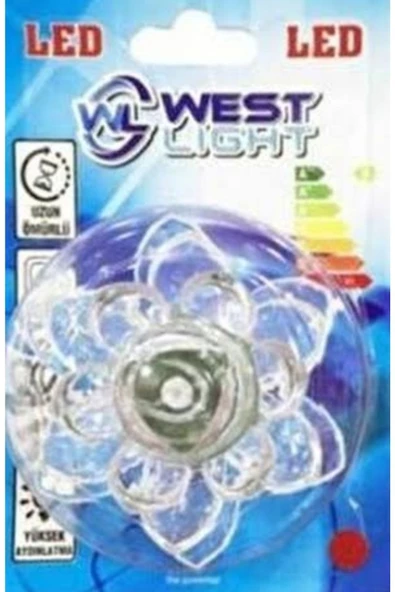 TROPİKAL West Light Led Gece Lambası Kırmızı - 2