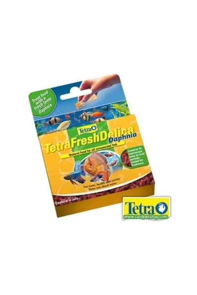 TROPİKAL Tetra Fresh Delica Daphnia 3 gr ( Jel Halinde Su Piresi ) 3 Adet