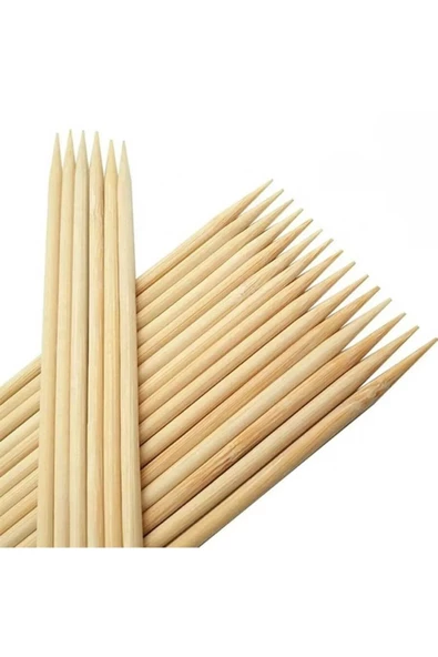 ARVALE Ahşap Çöp Şiş 30 Cm | Mangal Çöp Şişi - 2