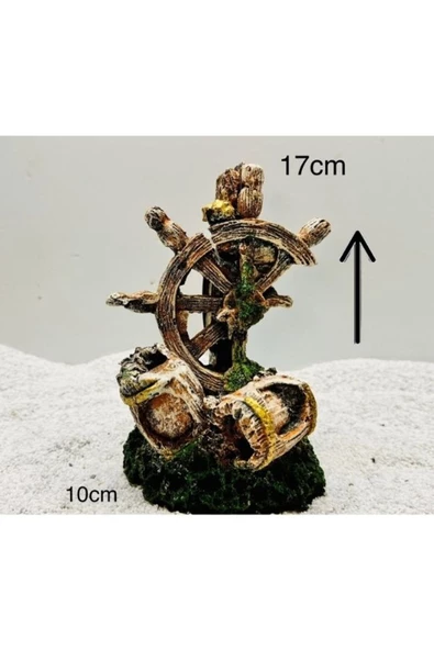 canlipetshop Akvaryum Dekor Batık Dümen
