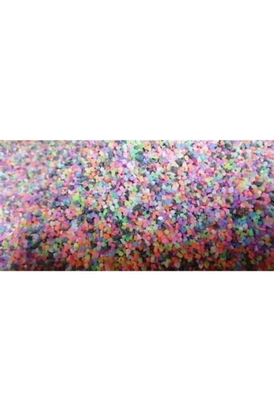 TROPİKAL Renkli Kum 1 Kg 1-3 Mm Burgul Iriliğinde
