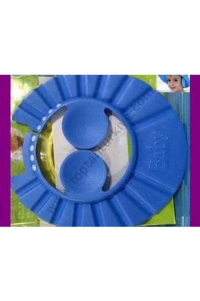 TROPİKAL Kulaklıklı Bebek Banyo Şapkası Baby Mate Pembe 1 Adet - 2