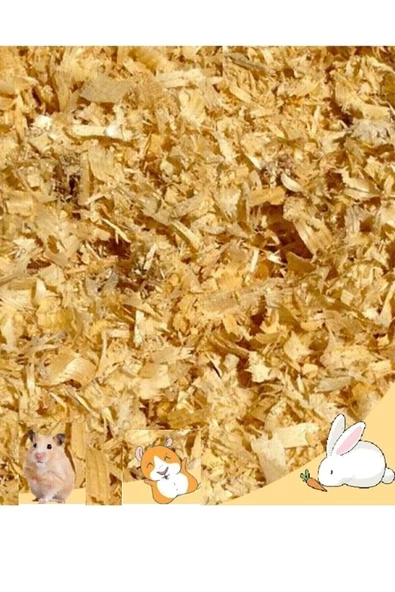 BEY VİLLA Evcil Hayvan Çam Talaşı Doğal Iri 1 Kg Kaba Talaş Çam Talaşı Kemirgen Talaşı