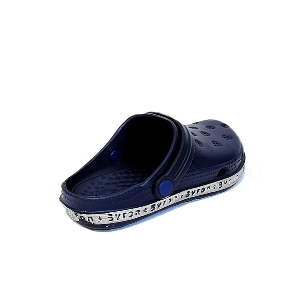 De-Fa Byron Lacivert crks Erkek Çocuk Havuz Plaj Günlük Terlik - Resim 5