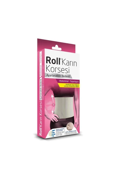 Roll Doğum Sonrası Karın Korsesi Toparlayıcı Ayarlanabilir Bedenli Hamilelik Gebelik Sonrası