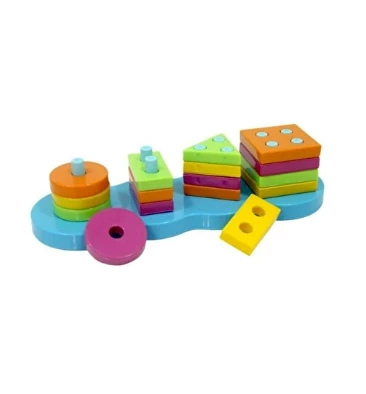 Kiki Geometrik Şekiller Bulmaca XL 17 Parça 1402 - 3
