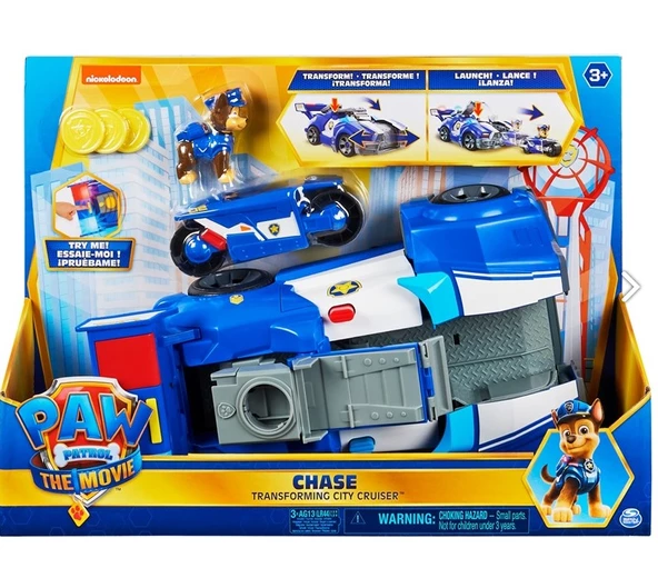 Spinmaster 2si Bir Arada Dönüşebilen Işıklı Şehir Aracı Chase