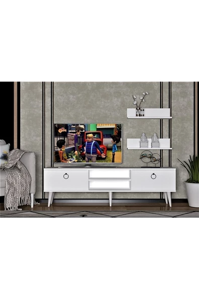DemonteHome  MİLANODH TV ÜNİTESİ 150 CM BEYAZ