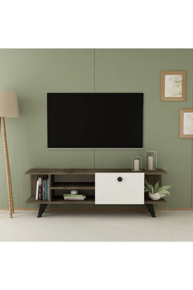 DemonteHome  İDİLDH TV ÜNİTESİ CEVİZ-BEYAZ