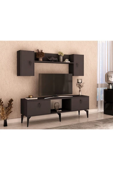 DemonteHome  SİENADH TV ÜNİTESİ TAKIMI ANTRASİT