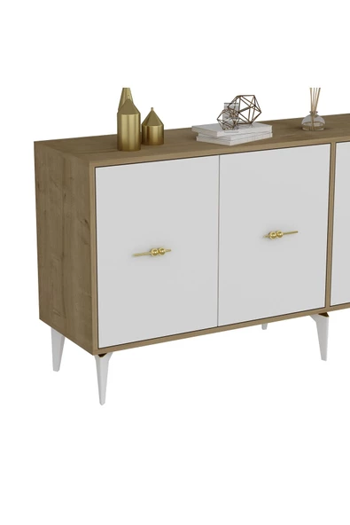 DemonteHome  SİNTADH (KX) 180 CM KONSOL SAFİRMEŞE BEYAZ - 5