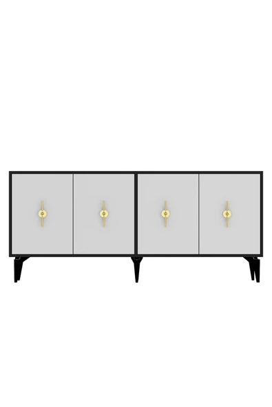 DemonteHome  FİGORADH (KX) 180 CM KONSOL ANTRASİT BEYAZ - 6