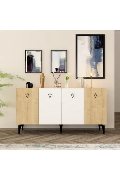 DemonteHome  MİAMDH KONSOL SAFİRMEŞE-BEYAZ - 2