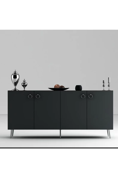 DemonteHome  DROPDH KONSOL ANTRASİT GÜMÜŞ - 6