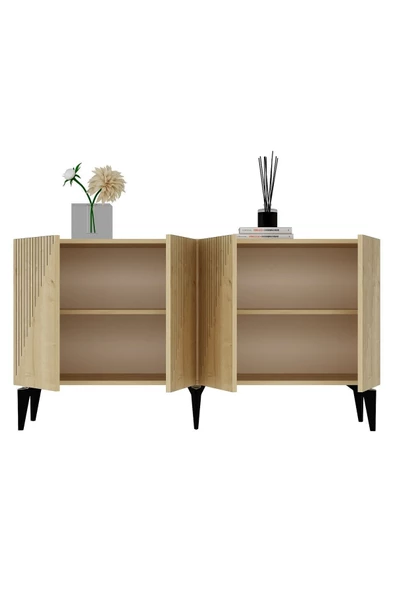 DemonteHome  DRAWDH LAZER DESENLİ KONSOL SAFİRMEŞE - 5