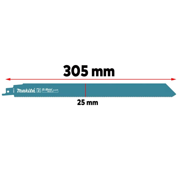 5 ADET Makita Boru Profil Testere Bıçağı Metal Kılıç 305 mm Dekupaj Testere Bıçak B-43206 - 3